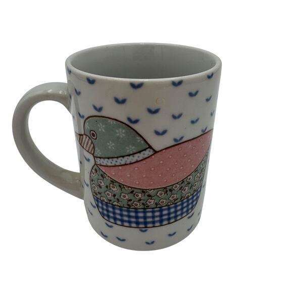 Vintage 1982 International House Duck Mug Mallard Quilted - Picture 2 of 8